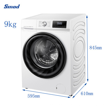 220V 50Hz 9kg Front Loading Inverter Fully Automatic Washing Machine